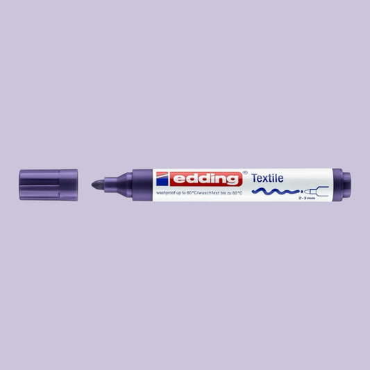 Edding 4500 Textile Marker – 2-3 mm Rundspitze, Violett
