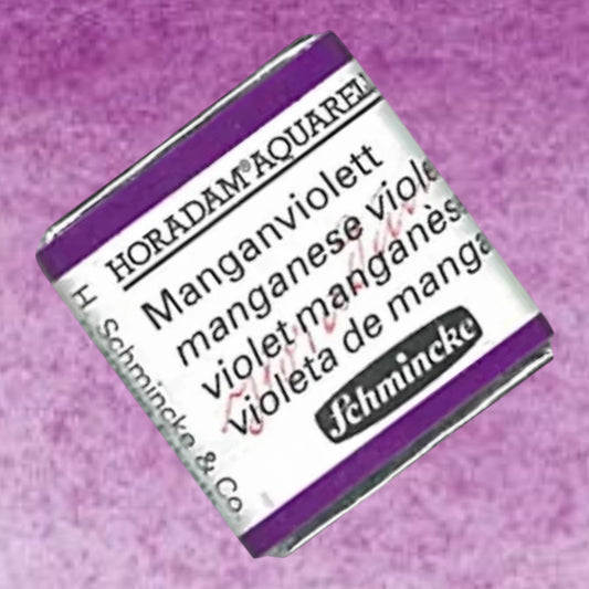 Schmincke HORADAM Aquarellfarbe 1/2 Näpfchen № 474 Manganviolett