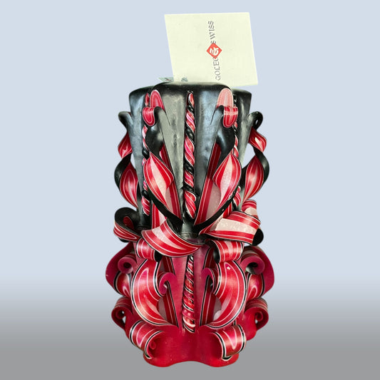 Geschnitzte Kerze Mittel - Crimson Shadow