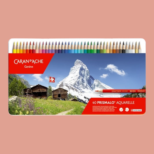 Caran d’Ache Prismalo Aquarelle Buntstifte – 40er Set