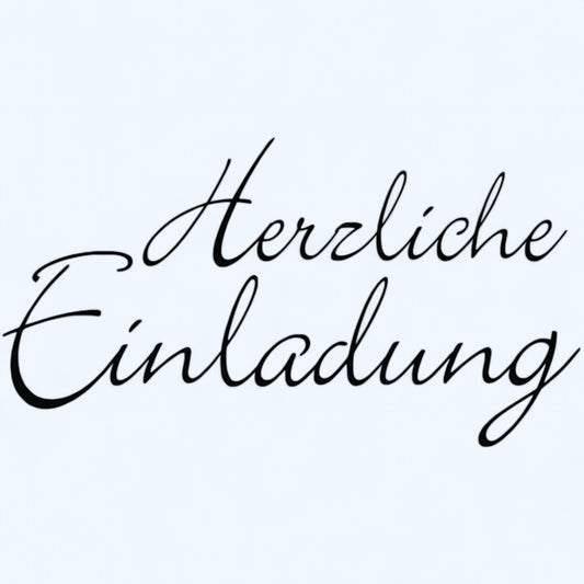 Rayher Holzstempel Herzliche Einladung 4x7cm