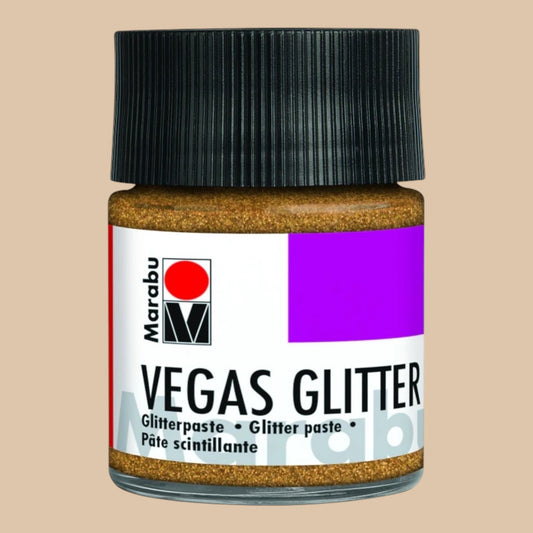 Marabu Glitterpaste, Vegas Glitter Gold 584