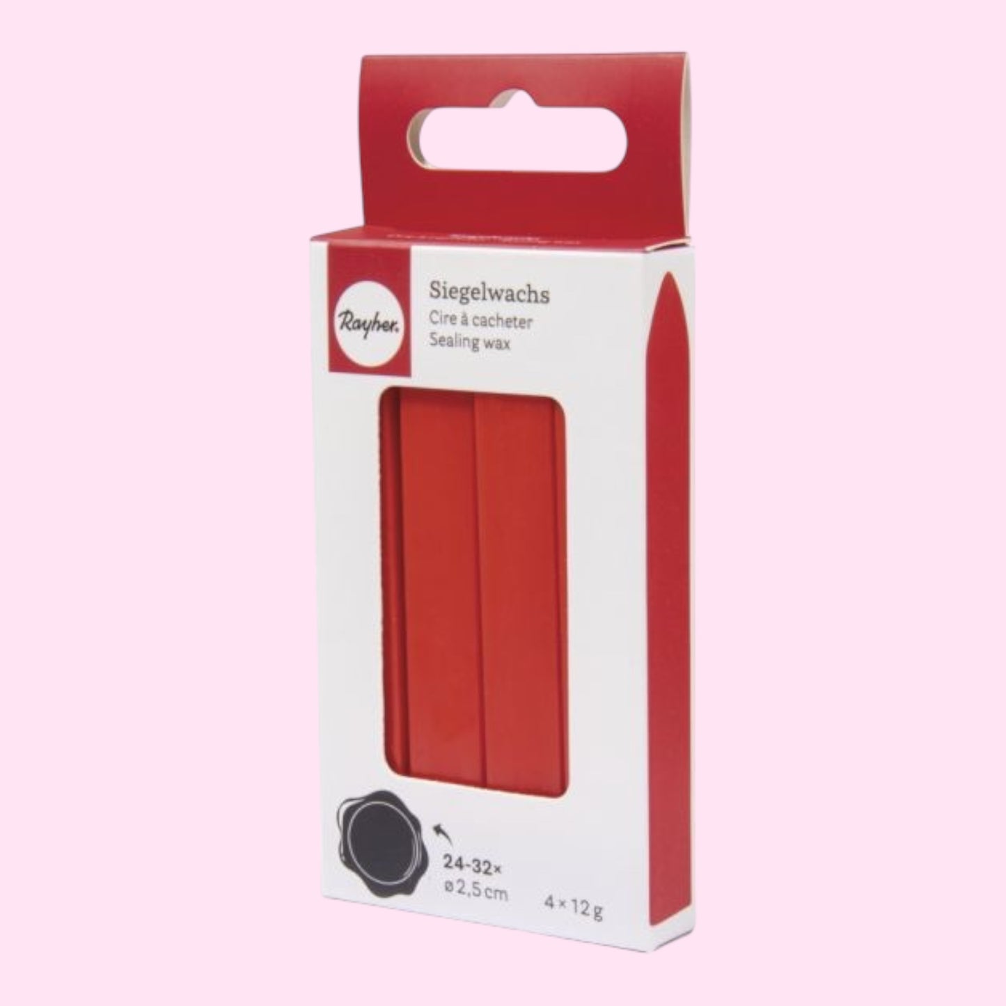 Rayher Sealing Wax Classic Red 4x12g