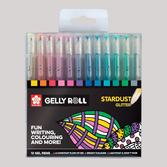 Sakura Gelly Roll Stardust Glitter – Set mit 12 Farben