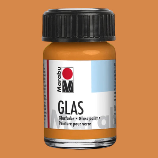 Marabu Transparent Glasfarbe , Orange 013 , 15 ml