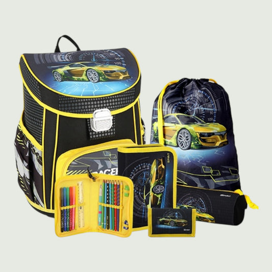 Schulranzen-Set „RACER“ VISION – 5-teilig