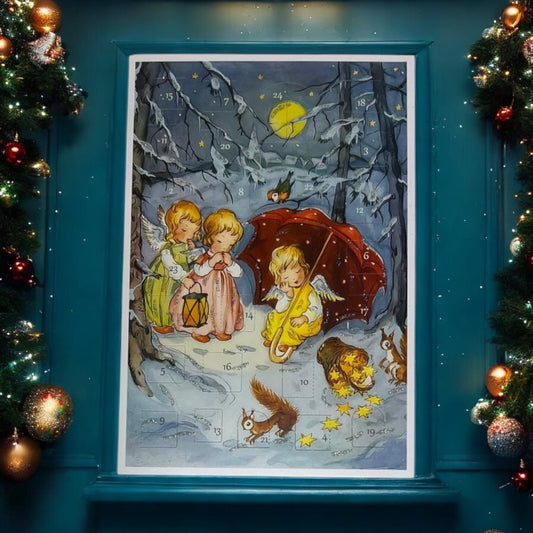 postcard Advent calendar