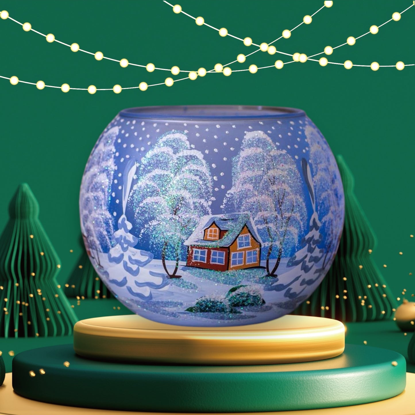 Goleo Teelichtlampe - Winter Magic