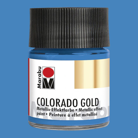 Marabu Colorado Gold Metallic-Effektfarbe , Metallic-Petrol 792