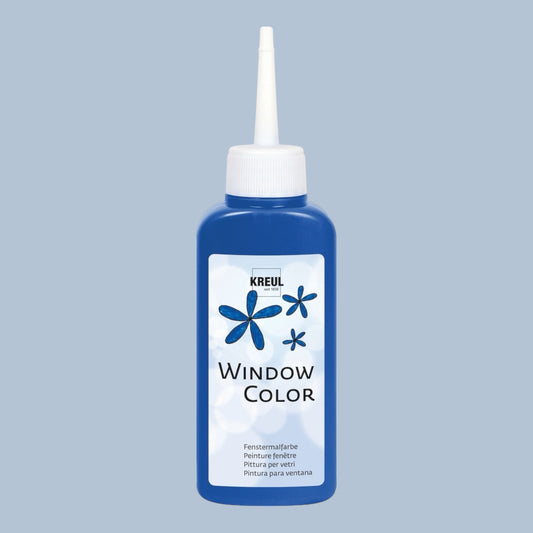 Kreul Window Color Konturenfarbe, 80 ml, Royalblau
