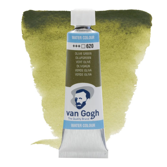 Van Gogh Aquarellfarbe Tube Olivgrün 620