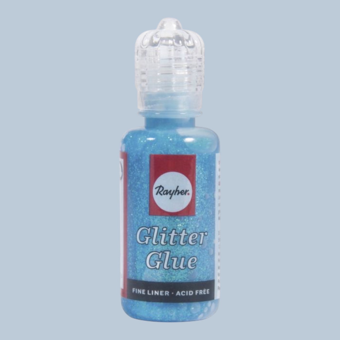 Rayher Glitter-Glue – 20 ml, irisierend, Hellblau