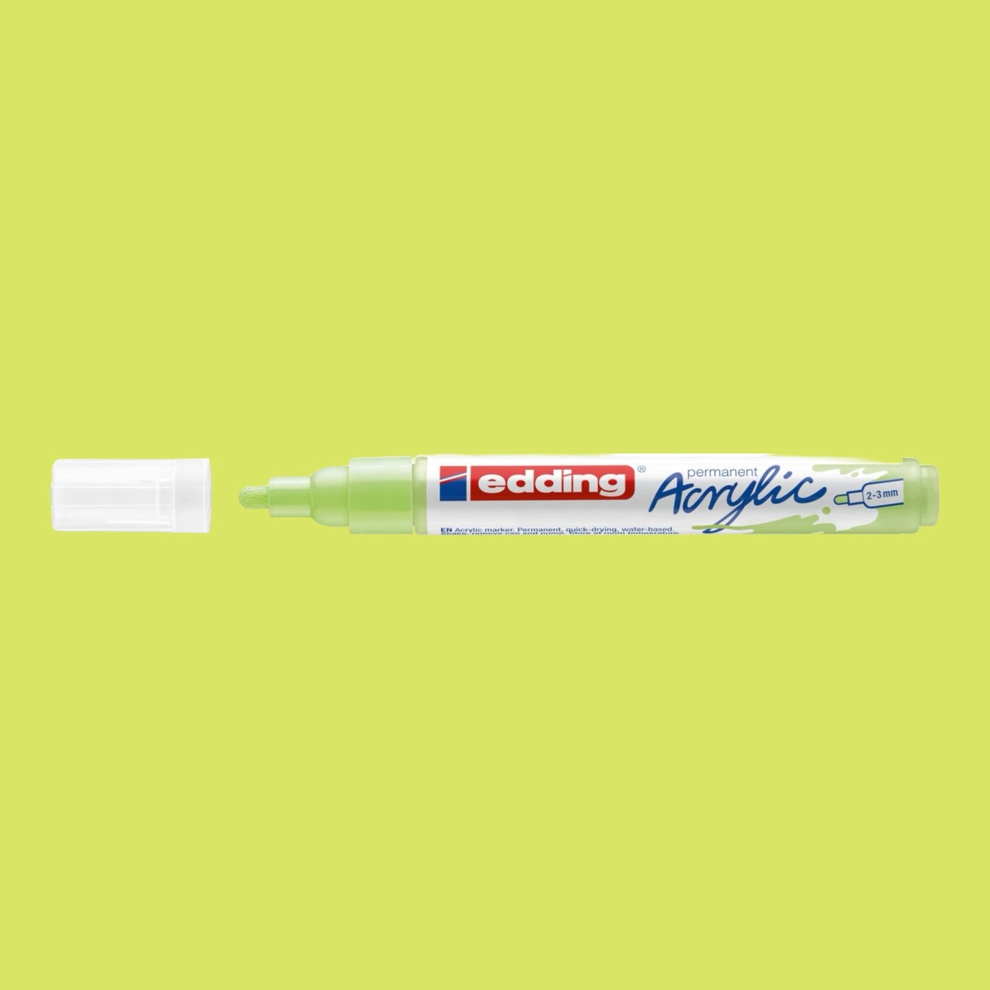 Edding 5100 Acrylmarker pastellgrün 917 , Rundspitze 2-3 mm