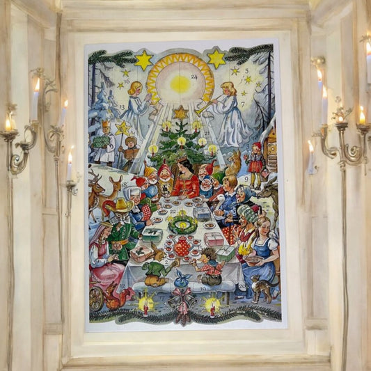 postcard Advent calendar