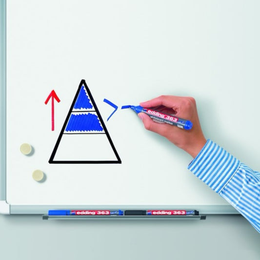 Edding 363 Whiteboardmarker
Blau, Keilspitze 1-5 mm