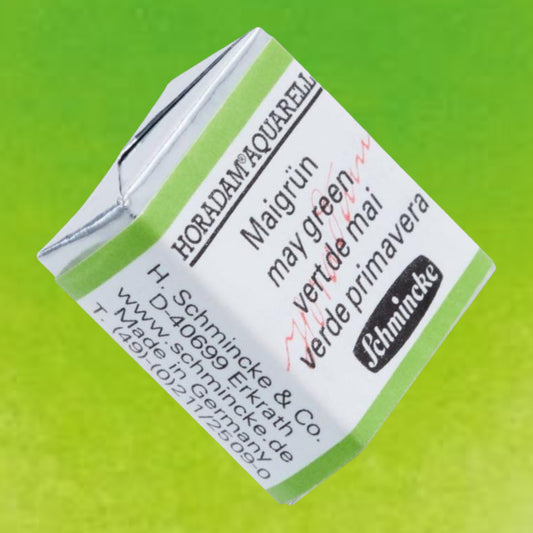 Schmincke HORADAM Aquarellfarbe 1/2 Näpfchen № 524 Maigruen