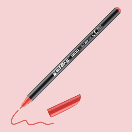 Edding Faserschreiber 1200 Rot 0,5-1mm