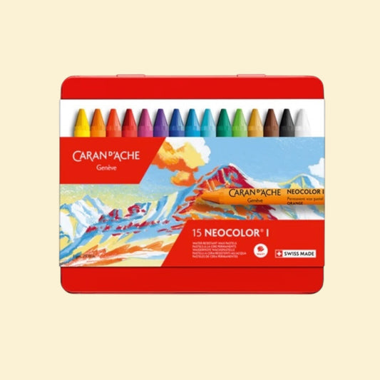 Caran d'Ache Neocolor ™ I Wax Pastel 15 colors