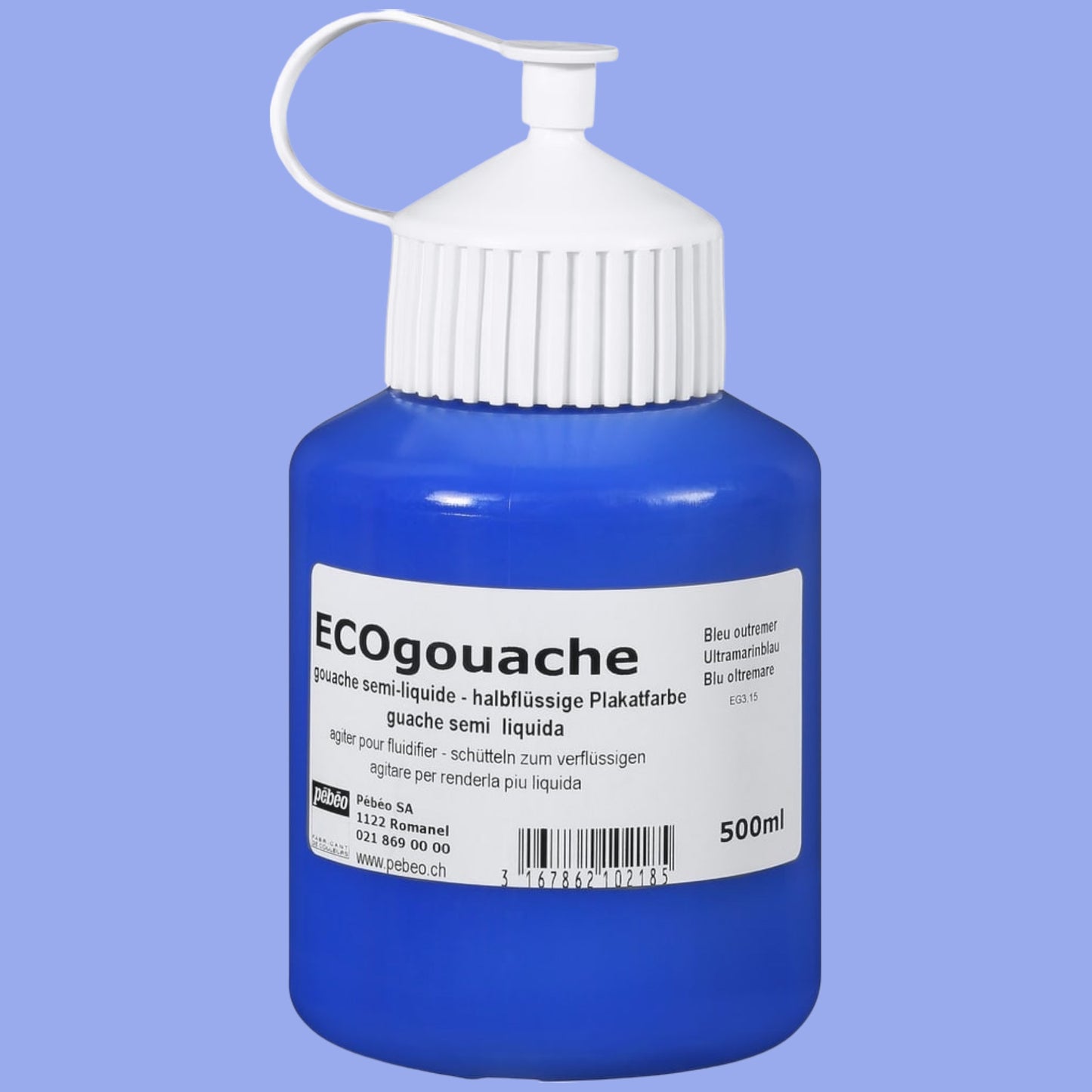 Pébéo Ecogouache Ultramarinblau – 500 ml
