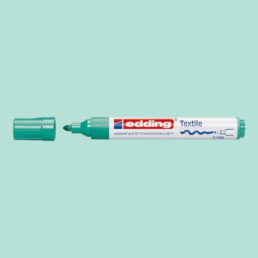 Edding 4500 Textile Marker – 2-3 mm Rundspitze, Grün