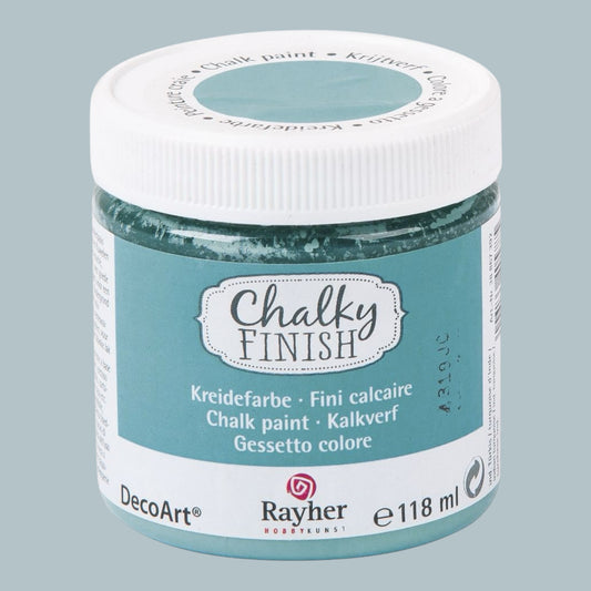 Rayher Chalky-Finish Kreidefarbe – Türkis