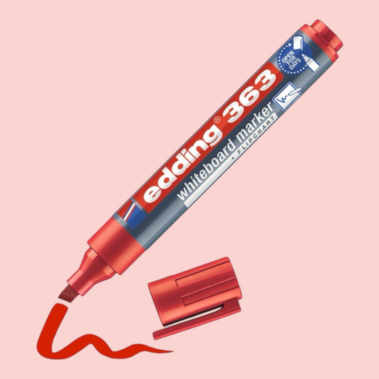 Edding 363 Whiteboardmarker Rot, Keilspitze 1-5 mm