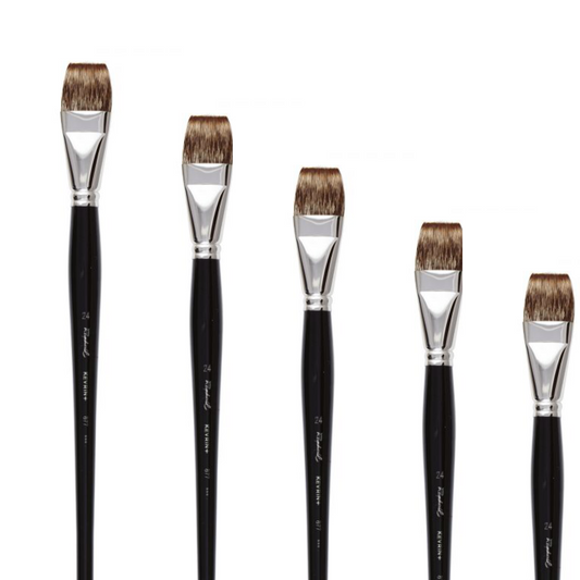 Raphaël Kevrin+ Oil Acrylic Brush Series 877 Flat