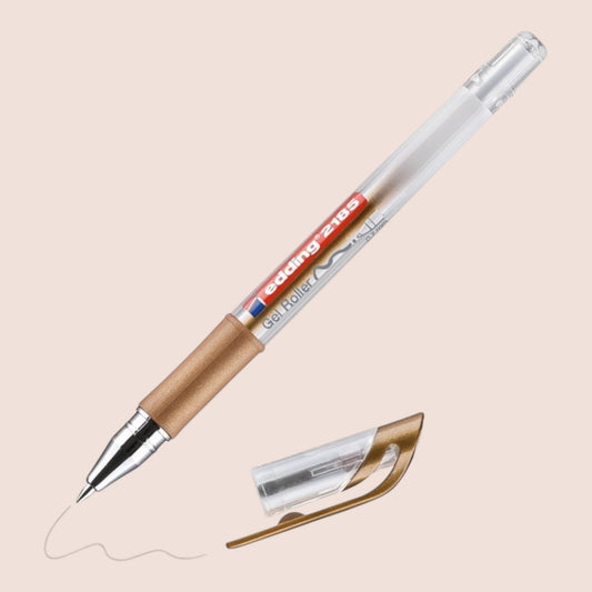 Edding 2185 Gelroller – Kupfer Metallic, Rollerspitze 0,7 mm