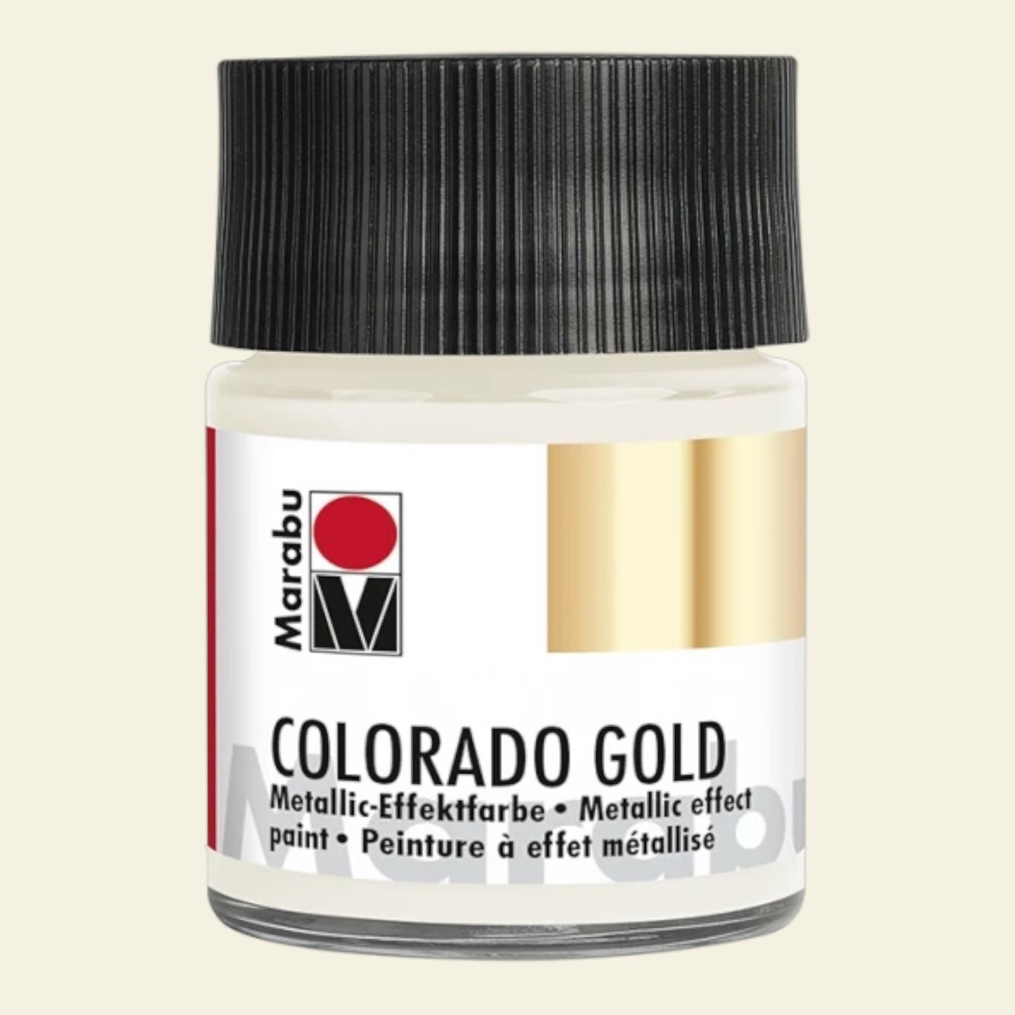 Marabu Colorado Gold Metallic-Effektfarbe , Antik Silber 781