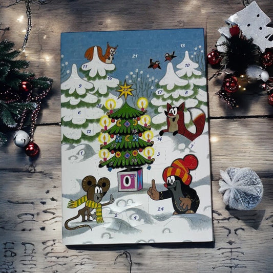 postcard Advent calendar
