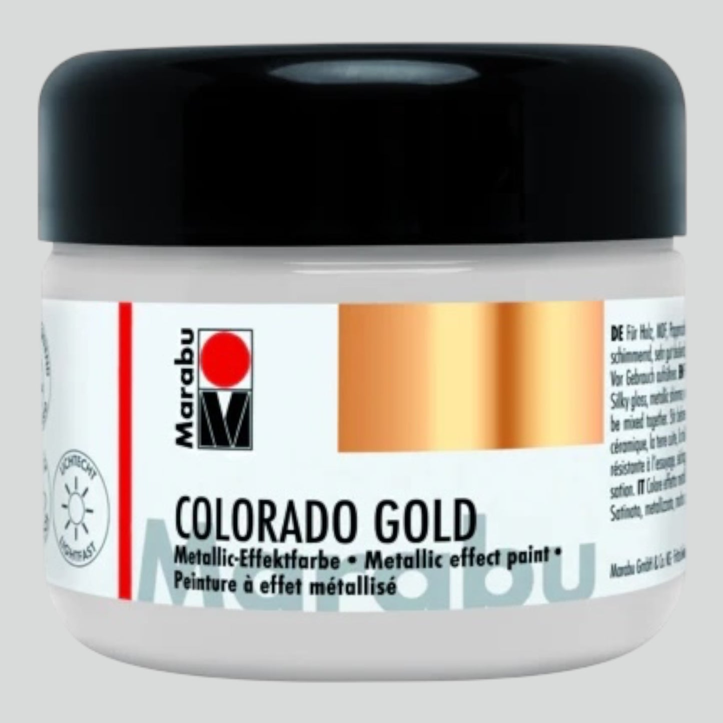 Marabu Colorado Gold Metallic-Effektfarbe , Metallic-Silber 782
