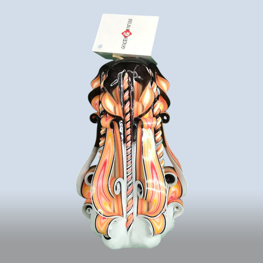 Geschnitzte Kerze Mittel - Inferno Ink