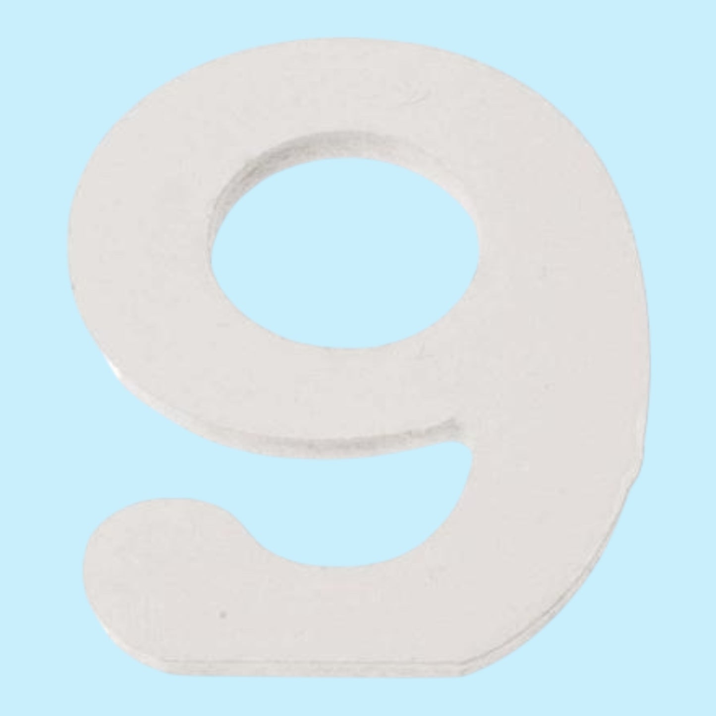 Glorex Zahl 9 MDF 5,5x0,9cm