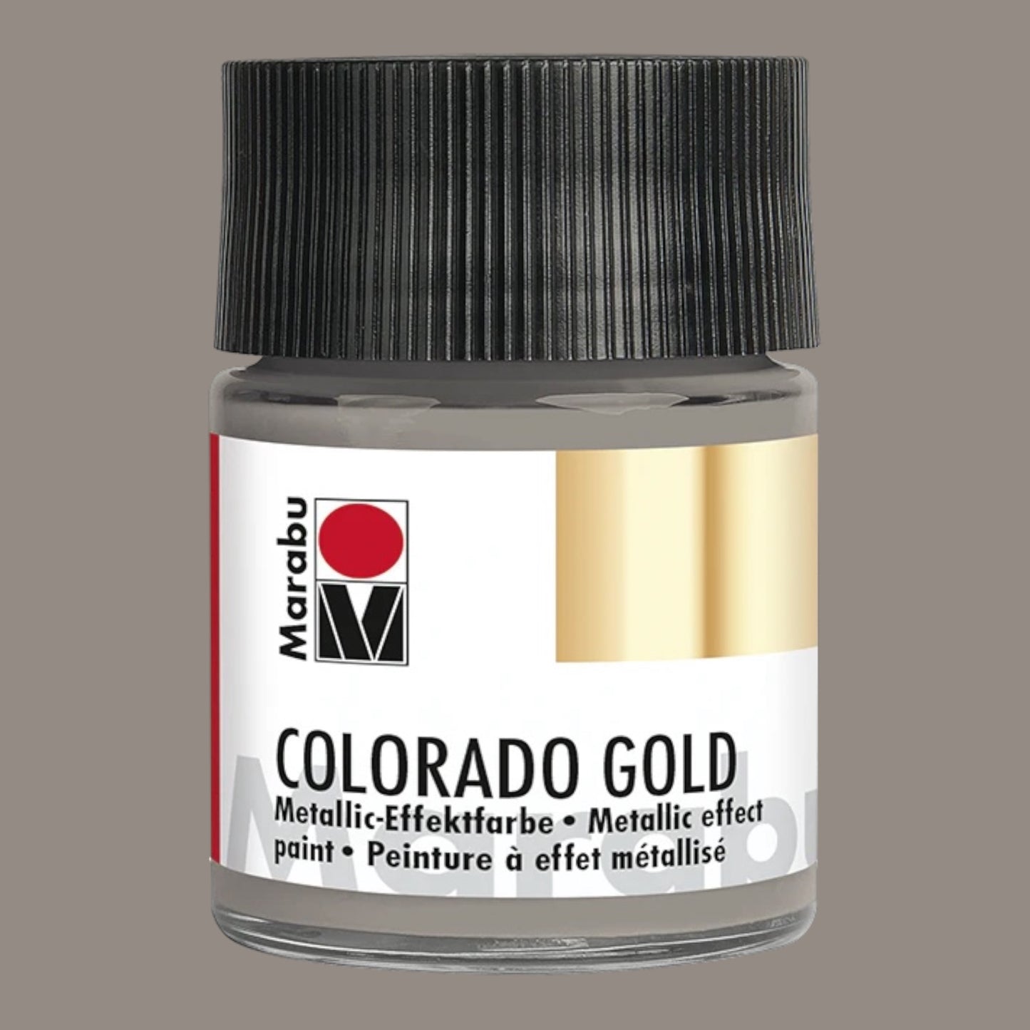 Marabu Colorado Gold Metallic-Effektfarbe , Metallic-Anthrazit 772