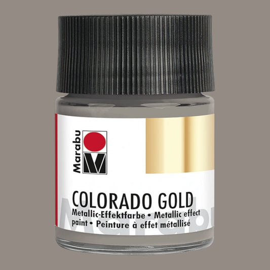 Marabu Colorado Gold Metallic-Effektfarbe , Metallic-Anthrazit 772