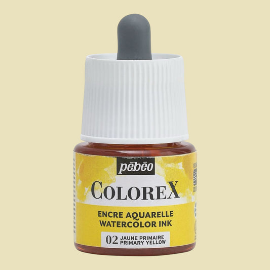 Pebeo Colorex Inks - Primary Yellow, 45 ml