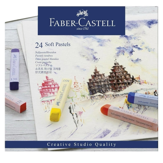 Faber-Castell – Soft Pastels, 24-teilig