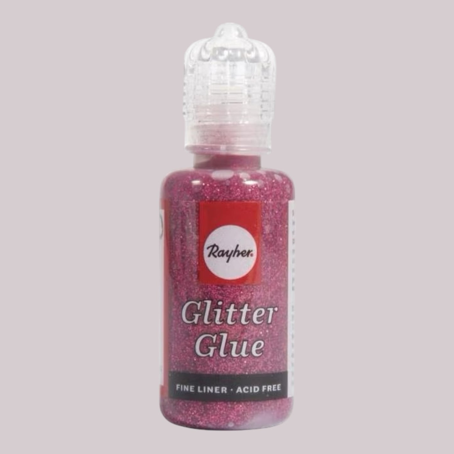 Rayher Glitter Glue Metallic - 20ml, Wine Red