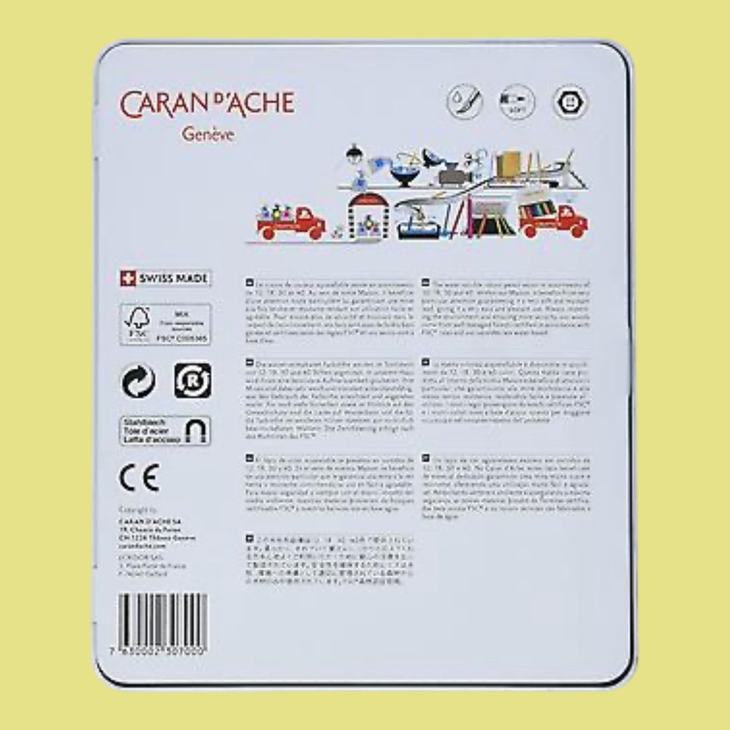 Caran d'Ache Maxi Fancolor watercolor pencils 12pcs