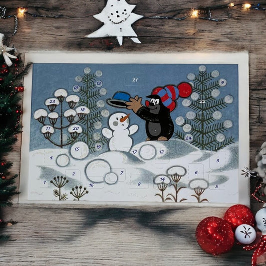 postcard Advent calendar