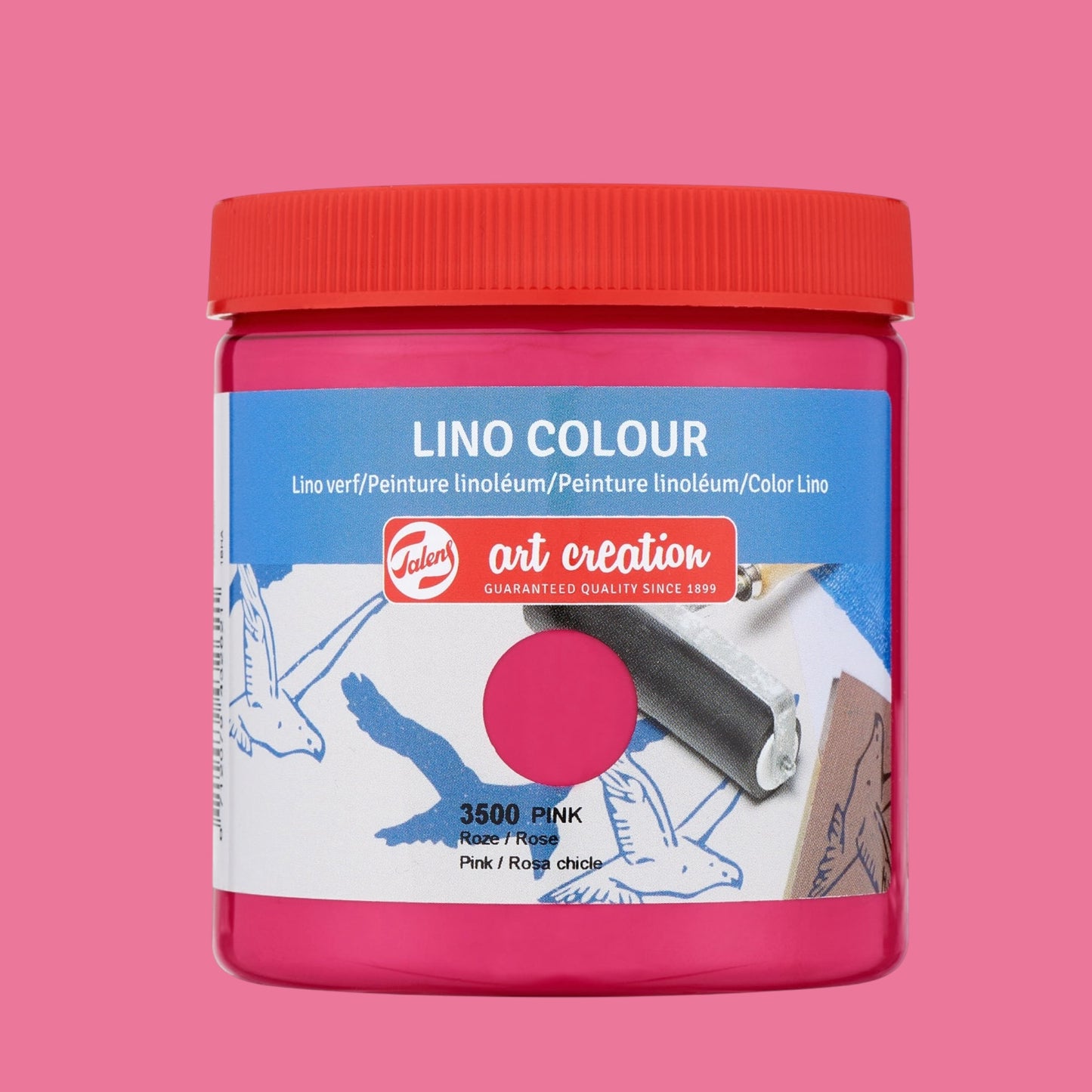 Talens Art Creation Linoleumfarbe 250 ml, Pink 3500