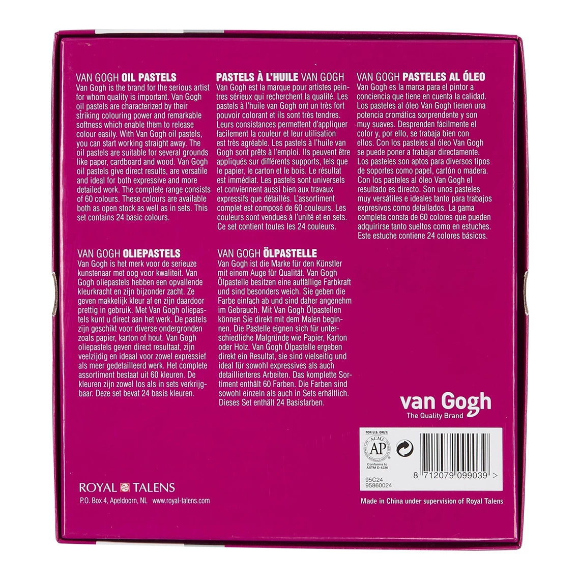 Van Gogh Basic Set Oil Pastel 24 Colors