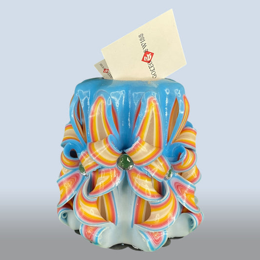 Geschnitzte Kerze Klein - Cherry Ice