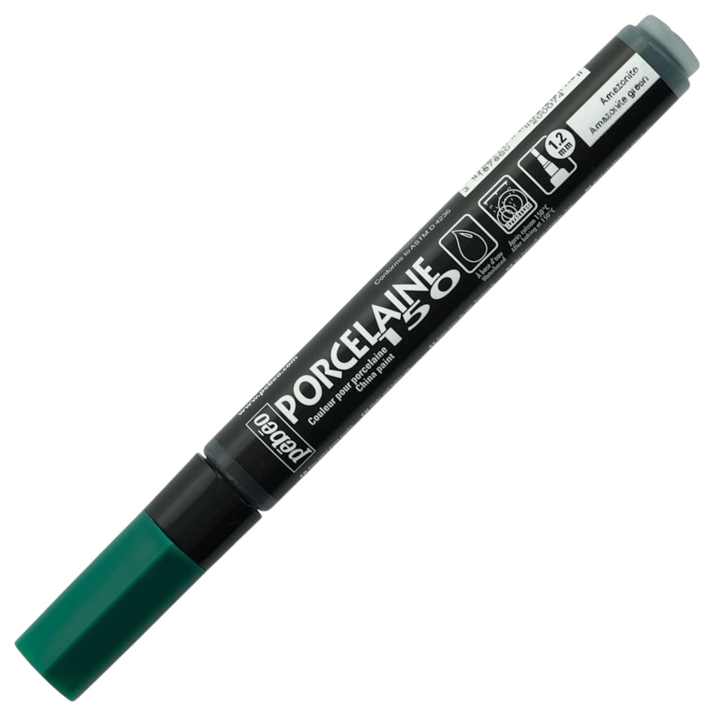 Pebeo Porcelaine 150 Paint Marker - Amazonite Green, Breit