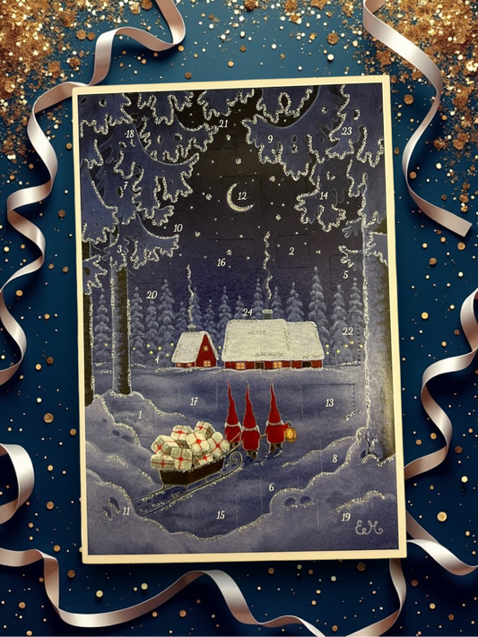 postcard Advent calendar