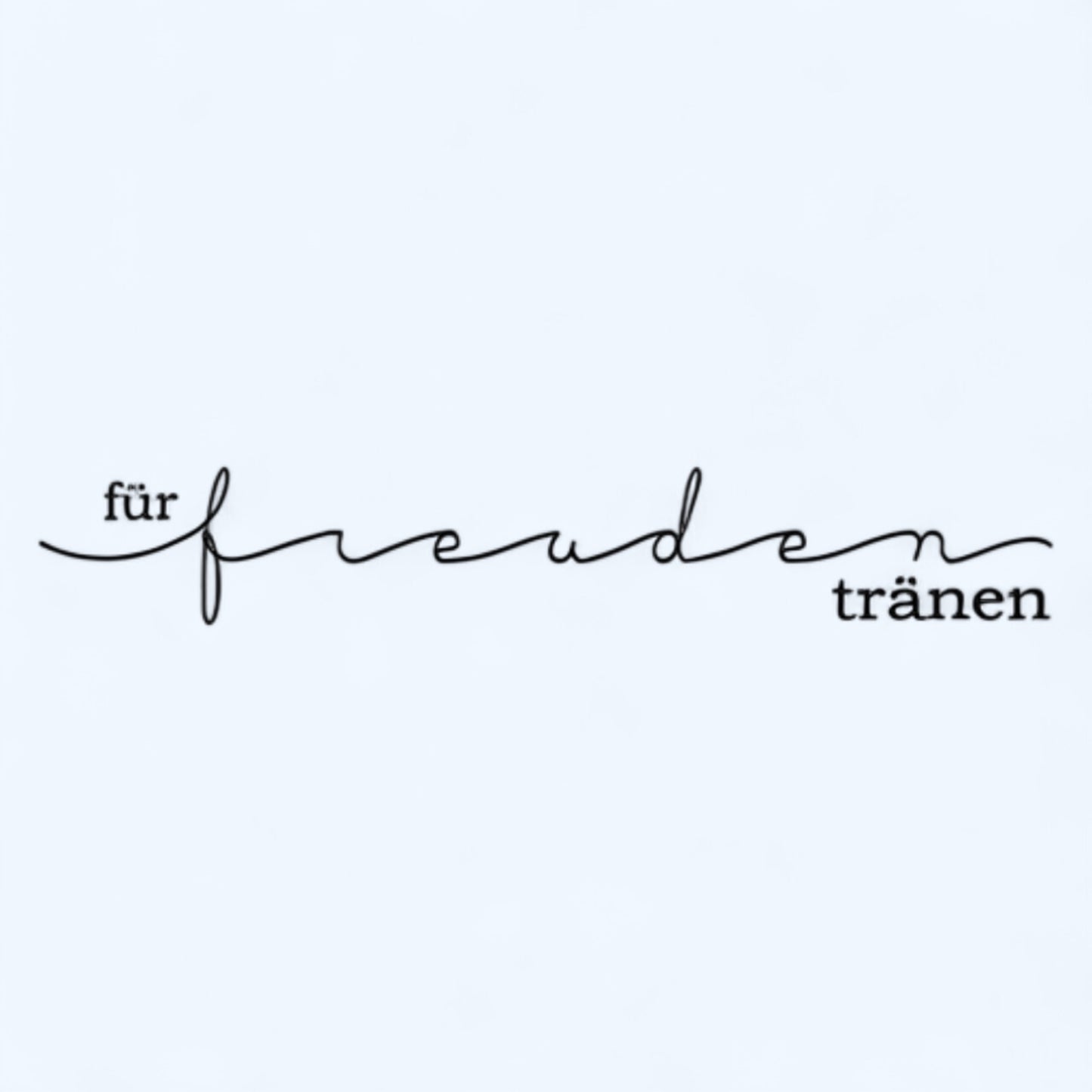 Rayher Holzstempel „Freudentränen“ – 10 × 2 cm