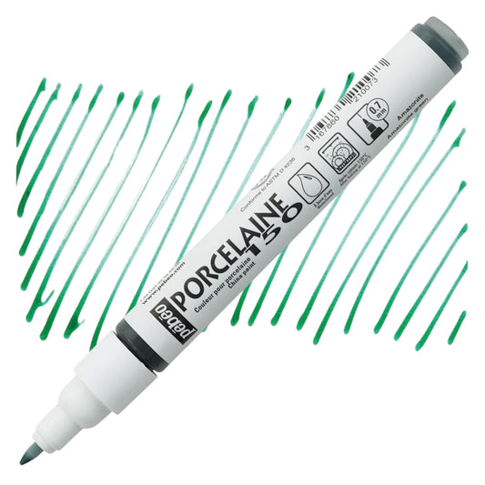 Pebeo Porcelaine 150 Paint Marker - Amazonite Green, Feine Spitze