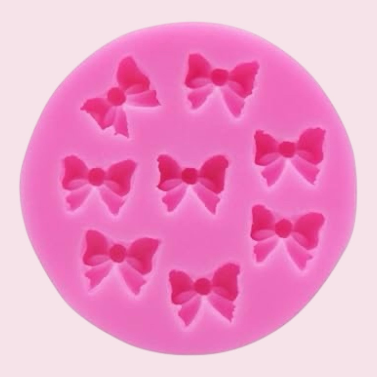 silicone mold with bow