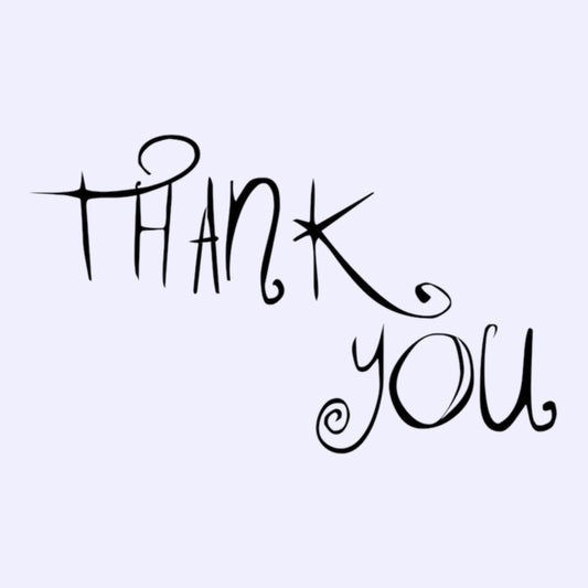 Glorex Reliefeinlage 2St Thank you / Danke