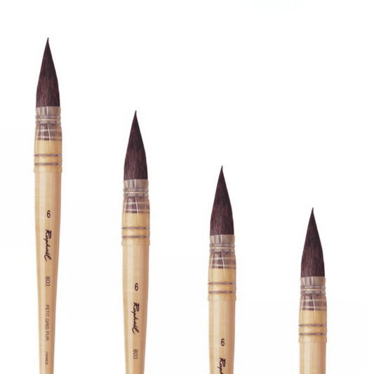 Raphaël Watercolor Brush Petit Gris-pur Le Series 803 Round
